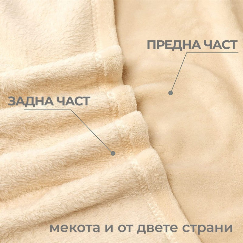 Пухкаво одеяло в бежово ХИТ 200/210