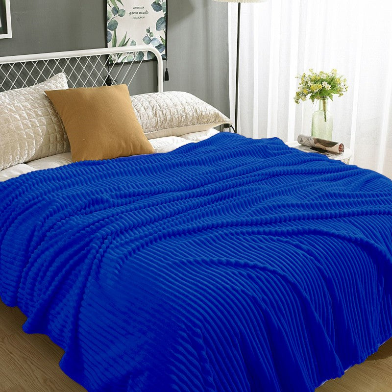 Лукс одеяло Бутик тъмно синьо 200/220