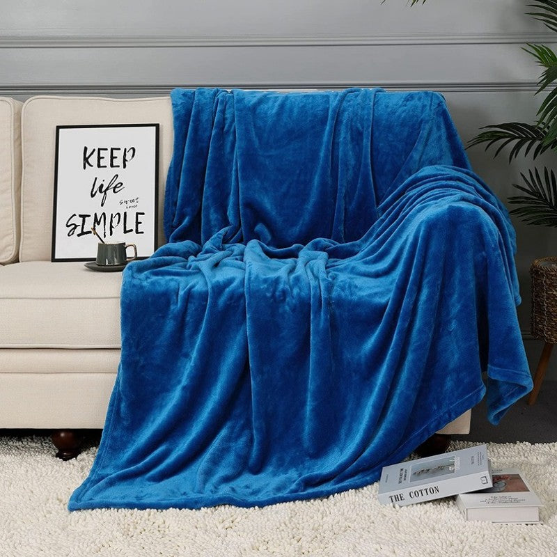 Пухкаво одеяло в синьо ХИТ 200/210