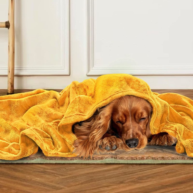 Пухкаво одеяло в жълто ХИТ 150/210